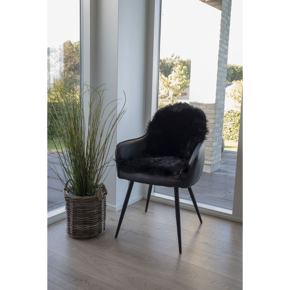 House Nordic Lammeskind Imiteret, sort, 50x85 cm - Image 3