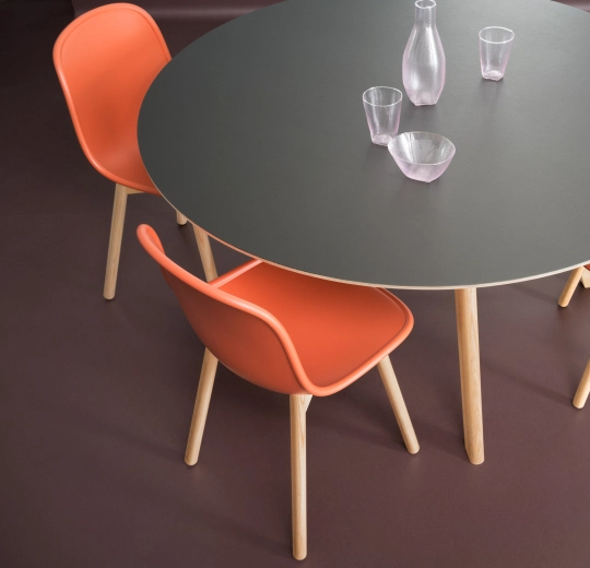 Forbo Furniture Desktop, 4155 Pewter - Møbel Linoleum - Bild 2