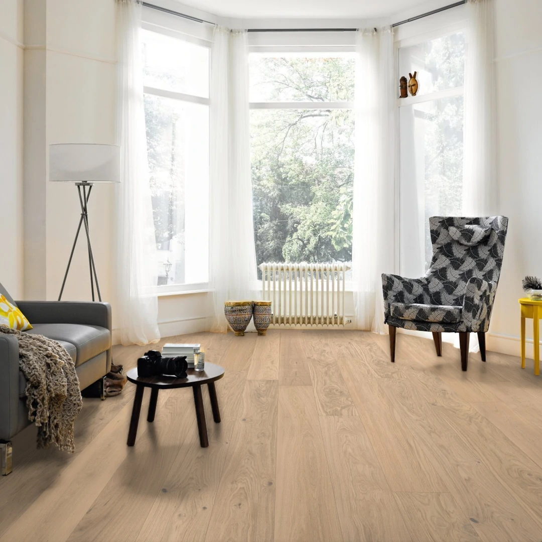 HARO Plank Plaza 240 Eg lysehvid Ultramat Lak Sauvage børstet - Image 2