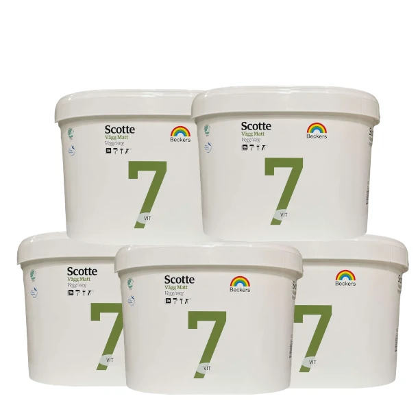 Beckers Scotte 7, Storköp - 5 x 9 Liter